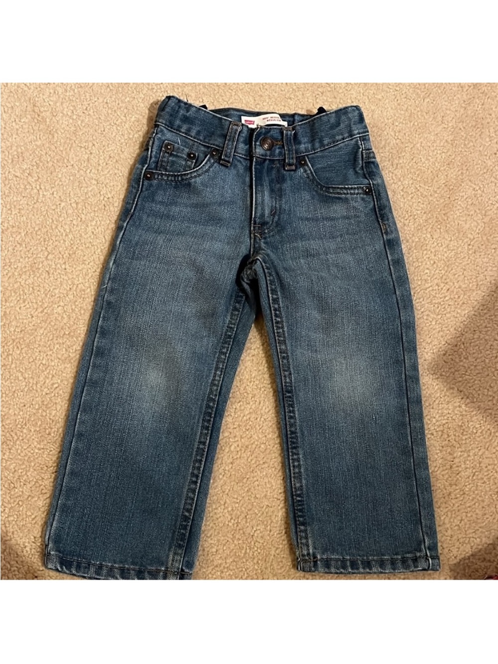 2T Levi’s 505 Blue Classic Straight-Leg Jeans